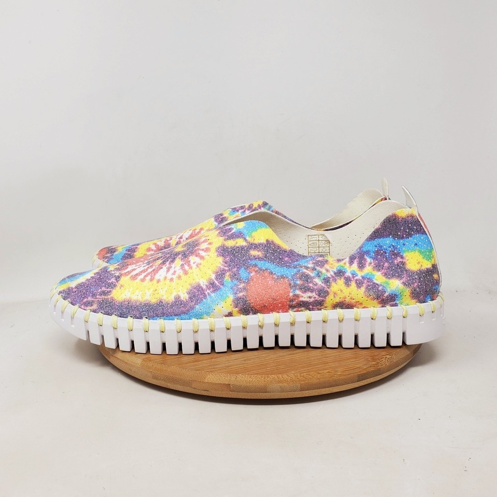 Ilse‎ Jacobsen Tulip 139 Shoes Womens 42 Tie Dye Comfort Loafer Sneakers Flat
